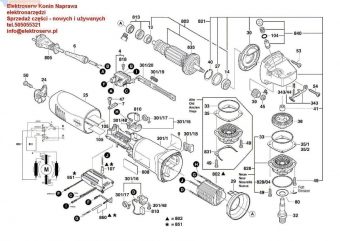 Wurth / Master EWS 10-125 0708472009 komplet części