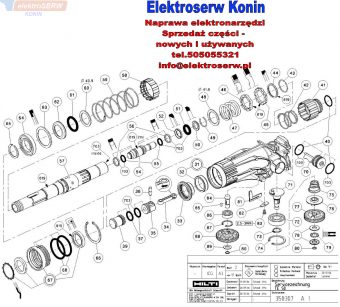 HILTI korbowód do młota TE500, TE56 366228