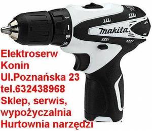 Makita DF330 D 10,8V Li-on  wkrętarka akumulatorowa biała