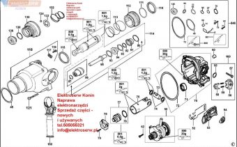 Dewalt wirnik do wiertarki D25313K D25313K D25314KD25323K D25324K