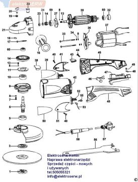 Black&Decker pokrywa skrzynki przekładni 597877-00 do szlifierki kątowej