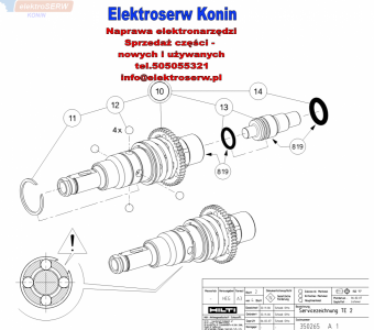 Hilti stojan do wiertarki TE2