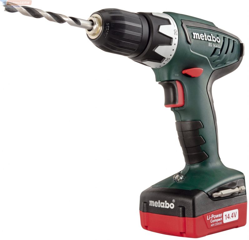 METABO Wiertarko-wkrętarka akumulatorowa klasa L  BS 18 Li w walizce z PVC, 2 akumulatory 602116530