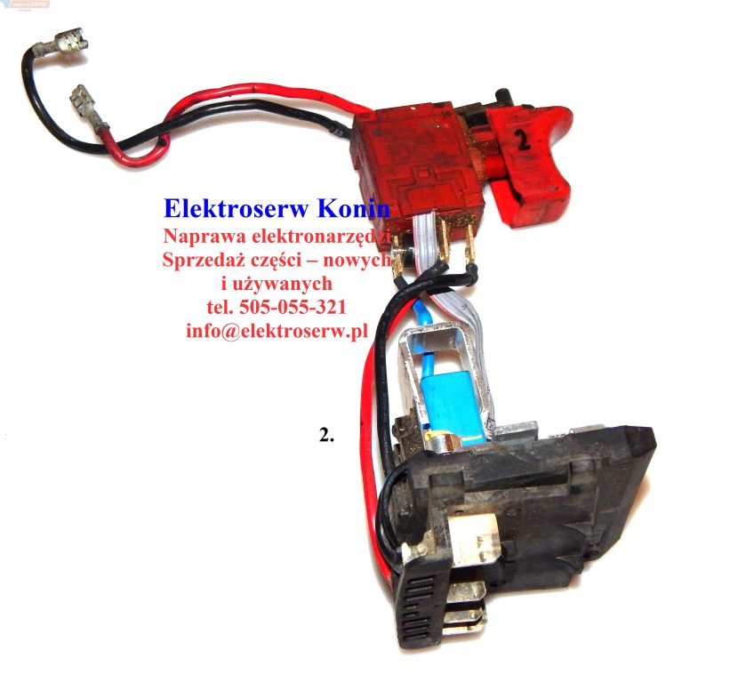 Bosch 1607233520 Moduł elektroniczny GSR 18-2-LI włącznik