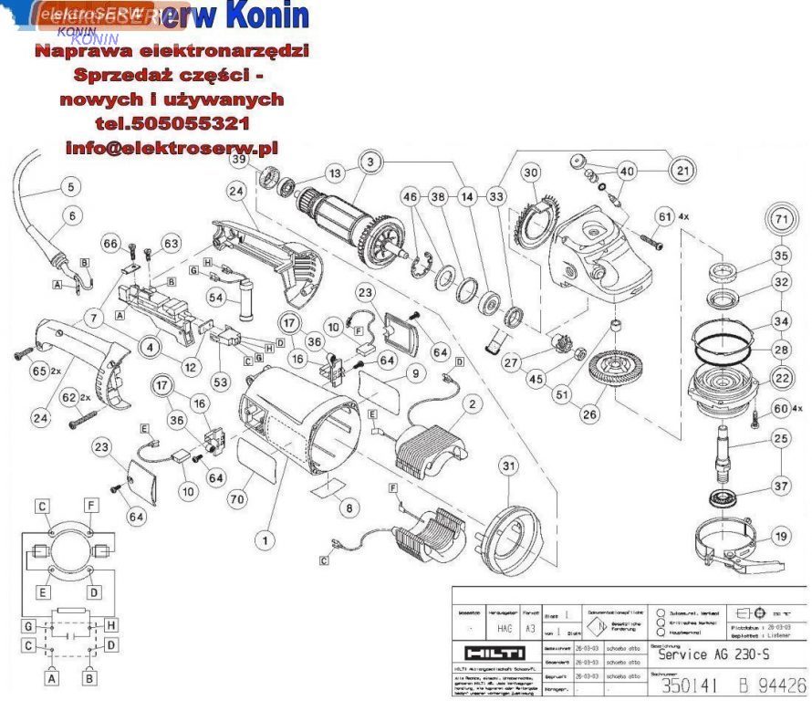 Hilti uchwyt do AG 230-S