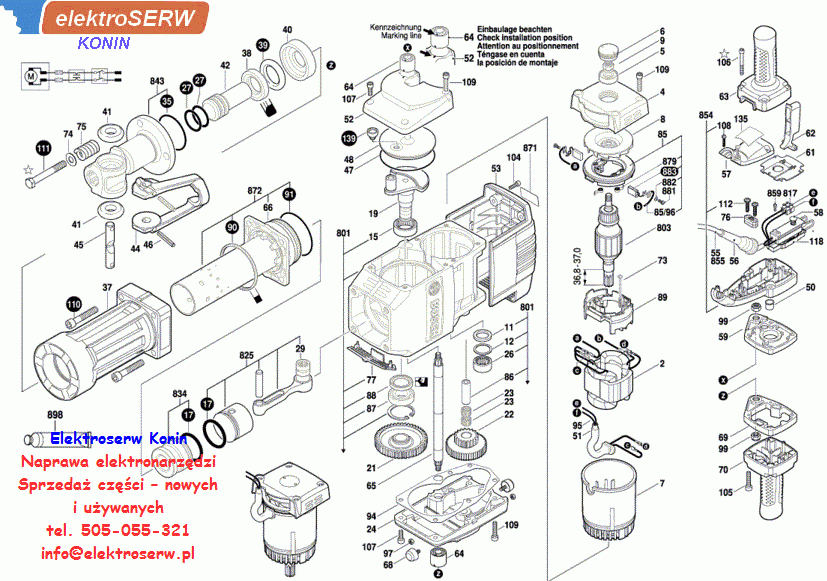 Bosch wał mimośrodowy do GSH 27 VC 1616110044