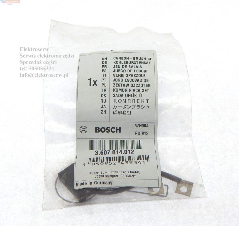 Bosch szczotki wiertarkai  GBM 6-2RE, GBM 16-2RE, GBM 23-2E, GSB 90-2E