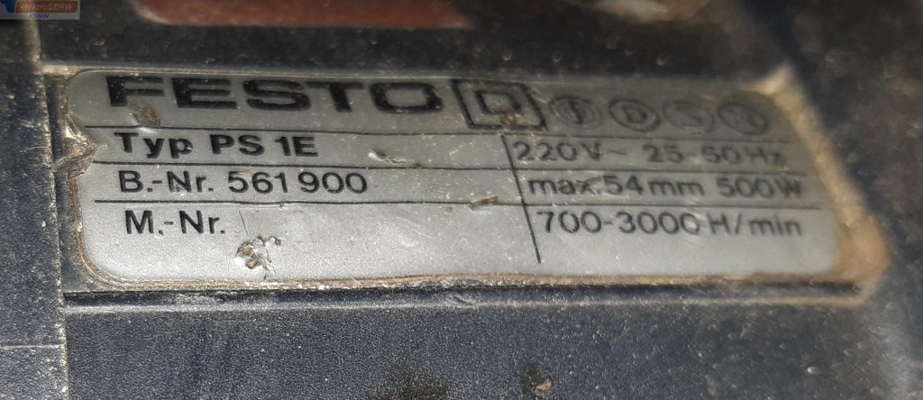 Festo części do wyrzynarki PS1E
