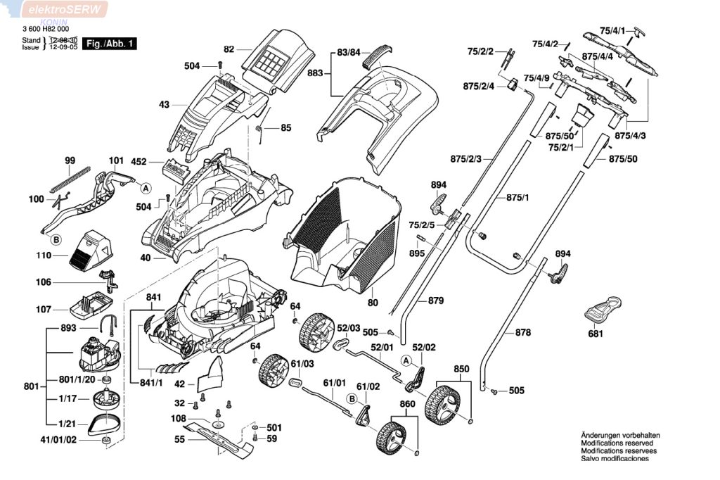 Bosch nóż do kosiarki 34 cm do kosiarki elektrycznej do trawy ROTAK 34 (ERGOFLEX)