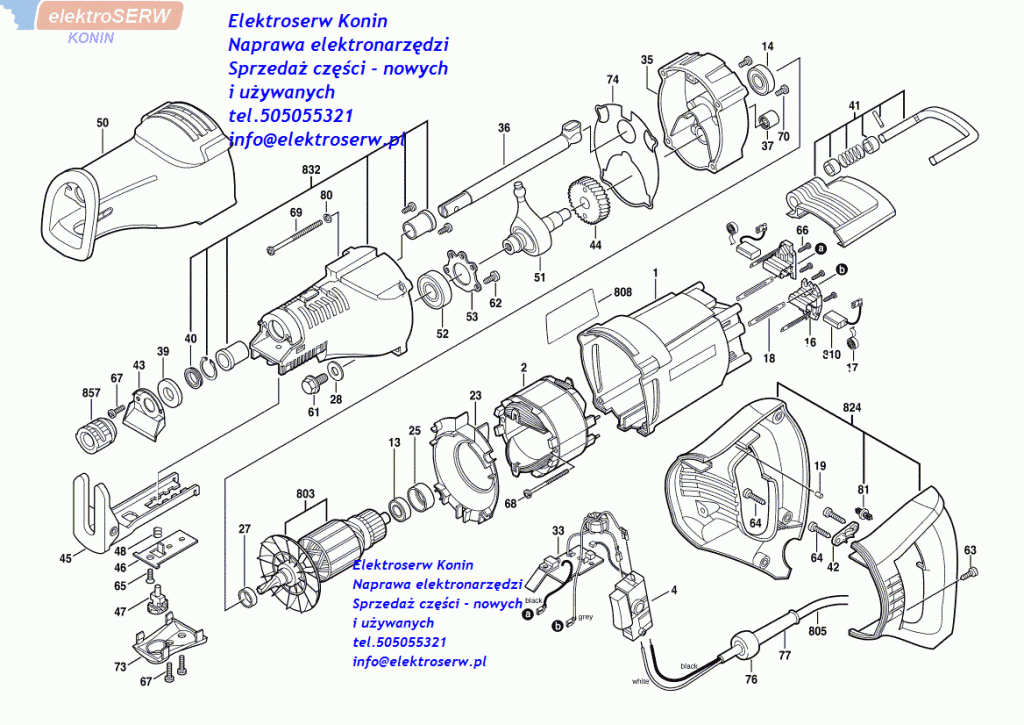 Bosch koło zębate do piły szablastej GSA1100PE, GSA1200E