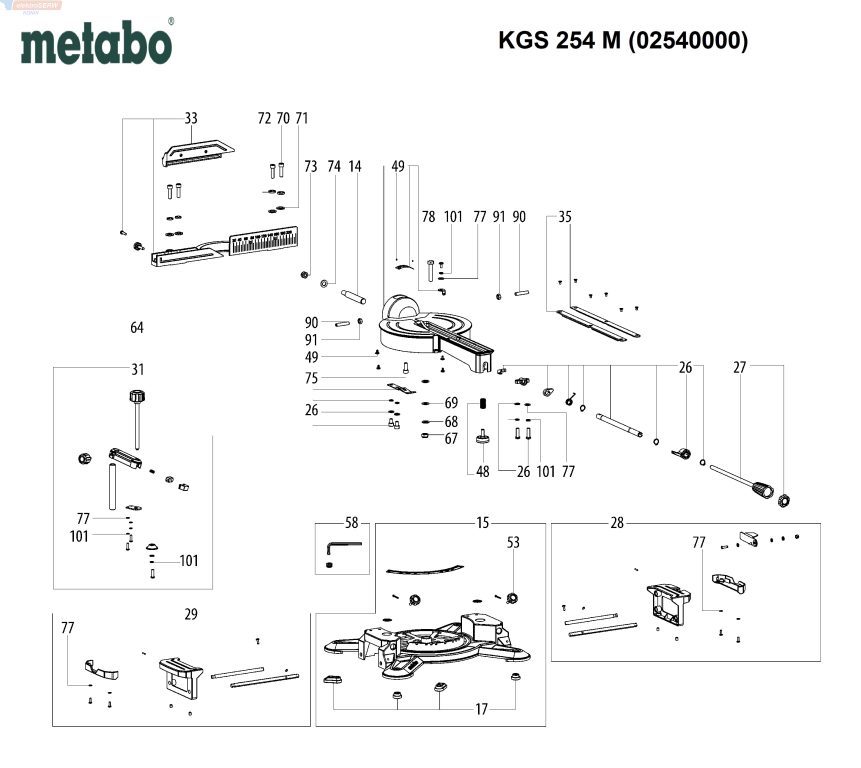 Metabo ukośnica KGS 254 M (02540000)
