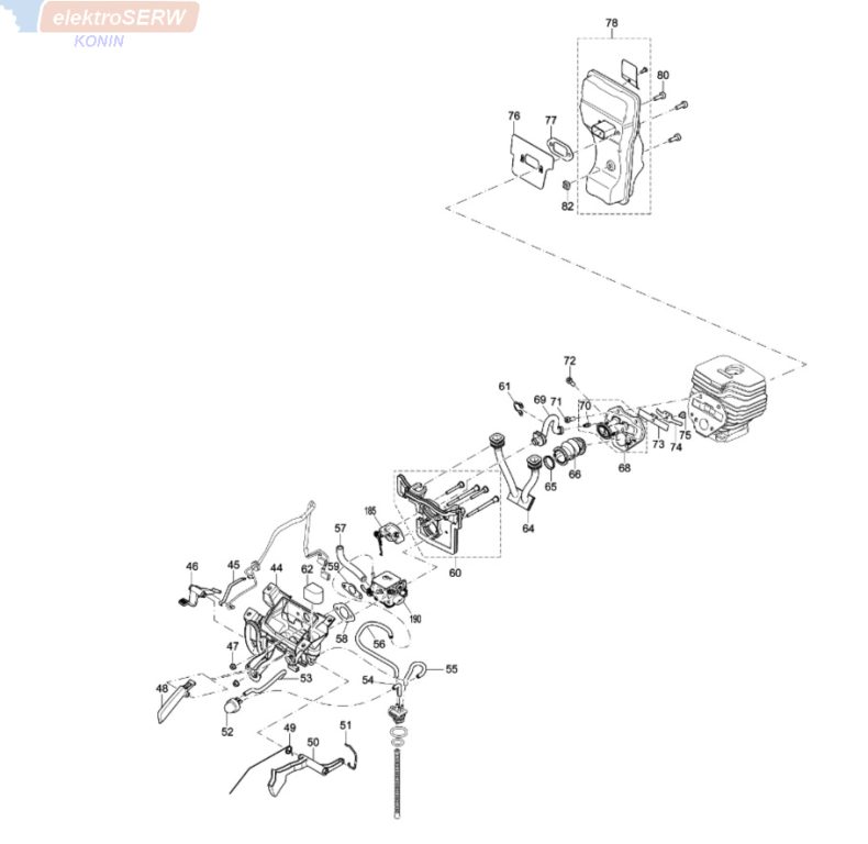 Makita gaźnik do przecinarki spalinowej EK6101