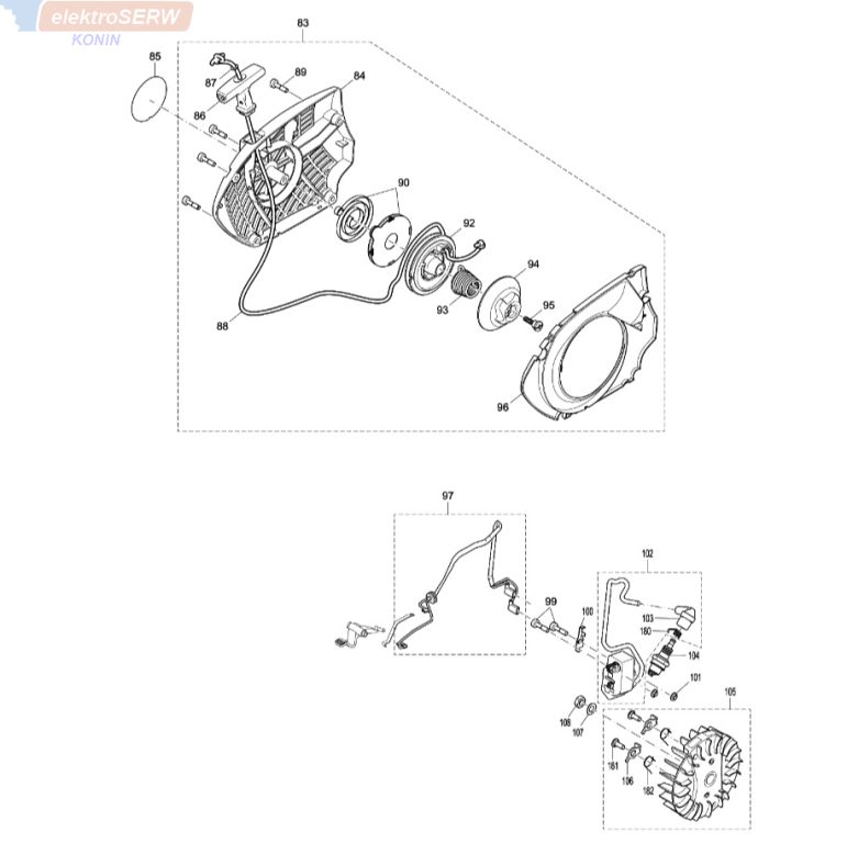 Makita gaźnik do przecinarki spalinowej EK6101