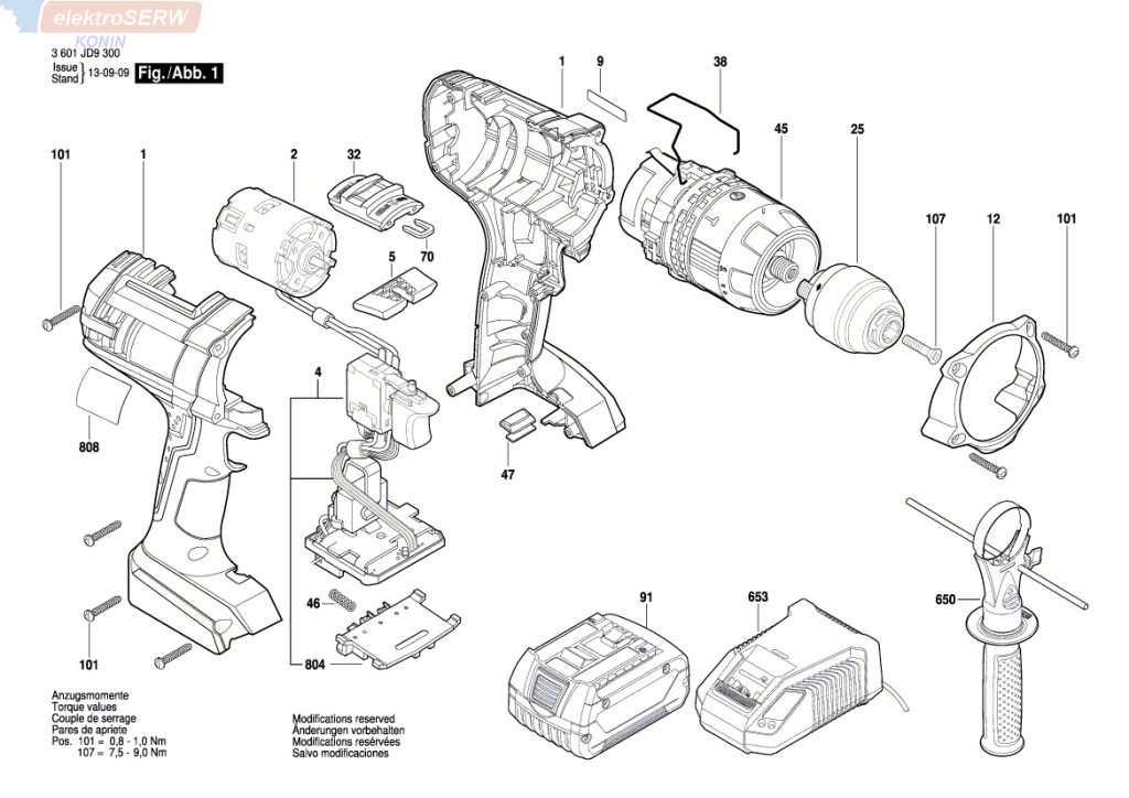 Bosch moduł elektroniczny do wiertarko-wkrętarki GSR 18 VE-2-LI