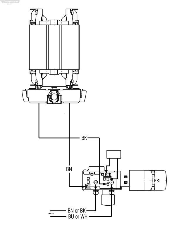 Metabo wyłącznik do wiertarki BE 850-2 (00573000)