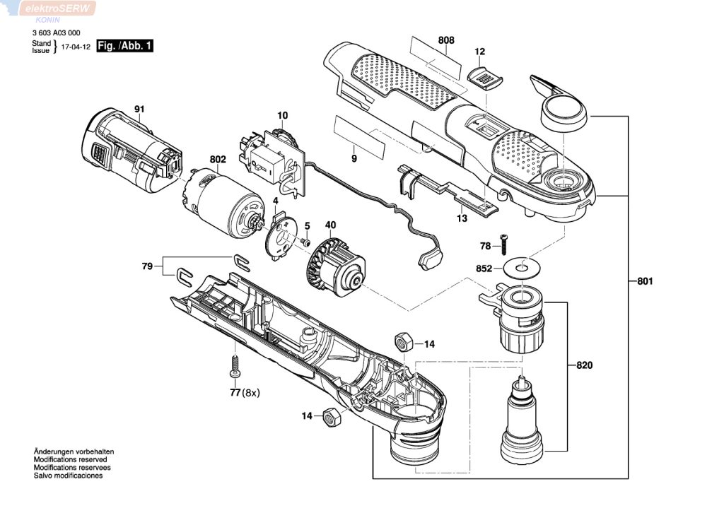 Bosch obudowa sprzęgła do narzędzia UniversalMulti 12