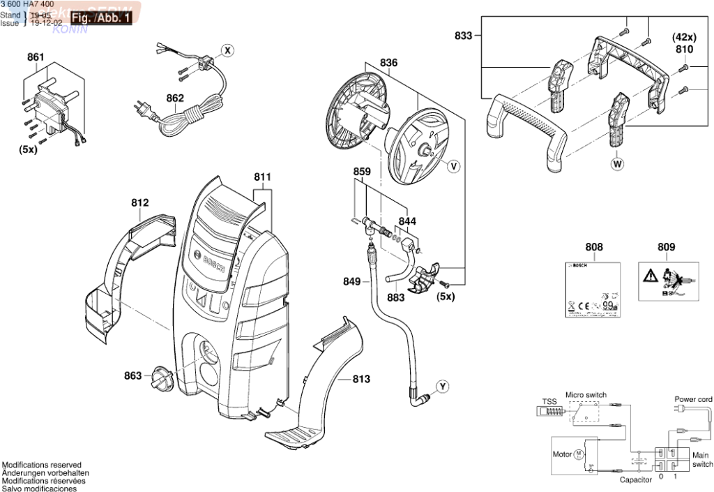 Bosch lanca z dyszą do myjki wysokociśnieniowej AQT 45-14 X F016F05865