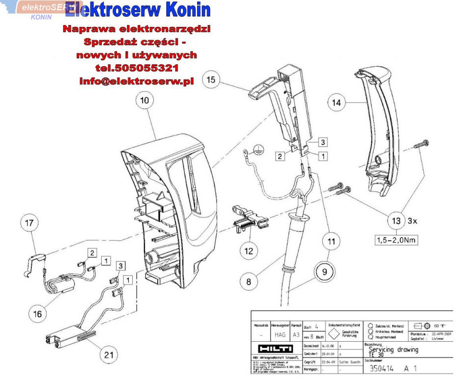 Hilti uchwyt wiertła TE16, TE30