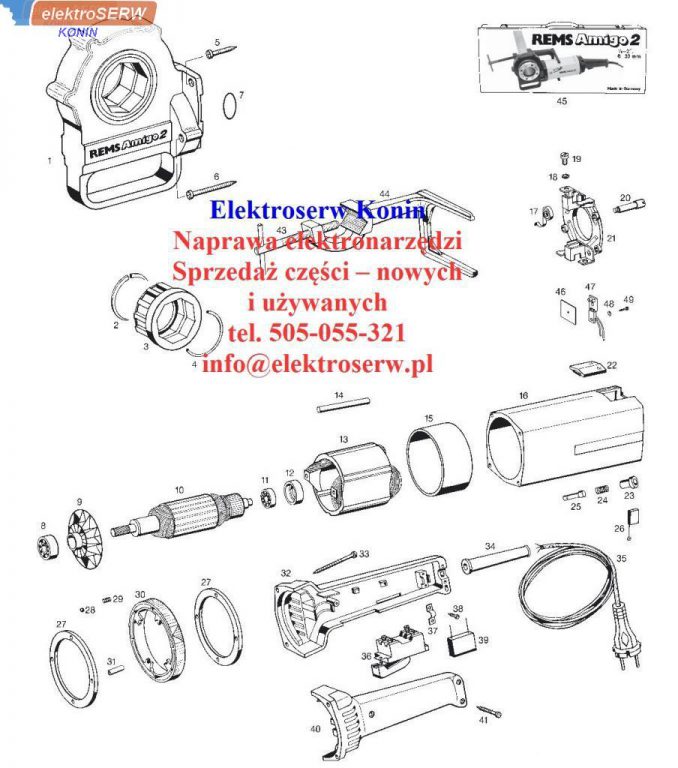 Rems wirnik do gwintownicy  REMS MAGNET